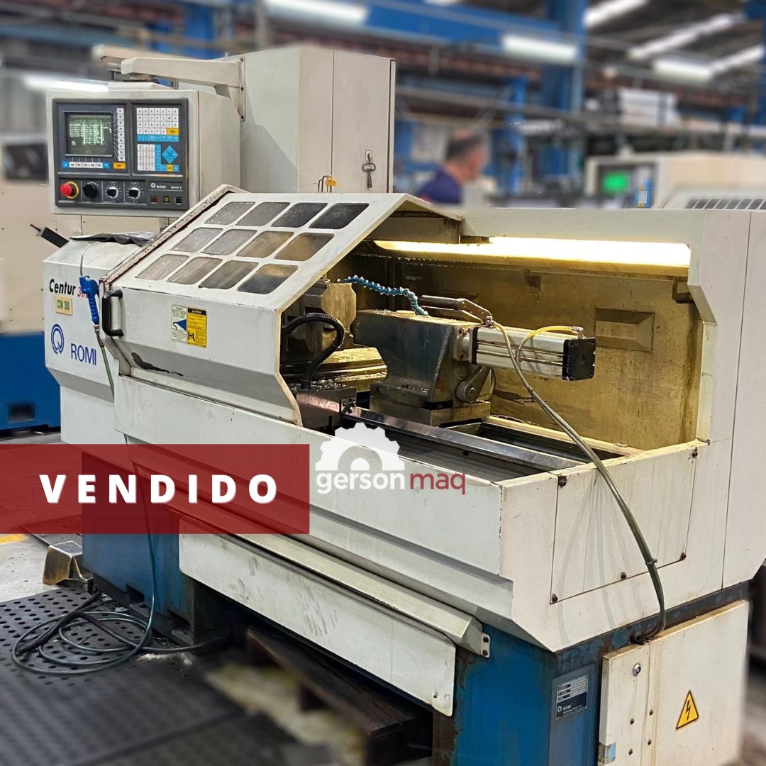 TORNO CNC ROMI CENTUR D COM MACH 09